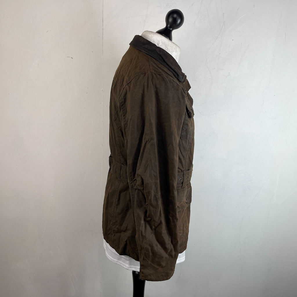Scippis Australian Adventure Wear Utility Women's Brown Wax Jacket Belted size M