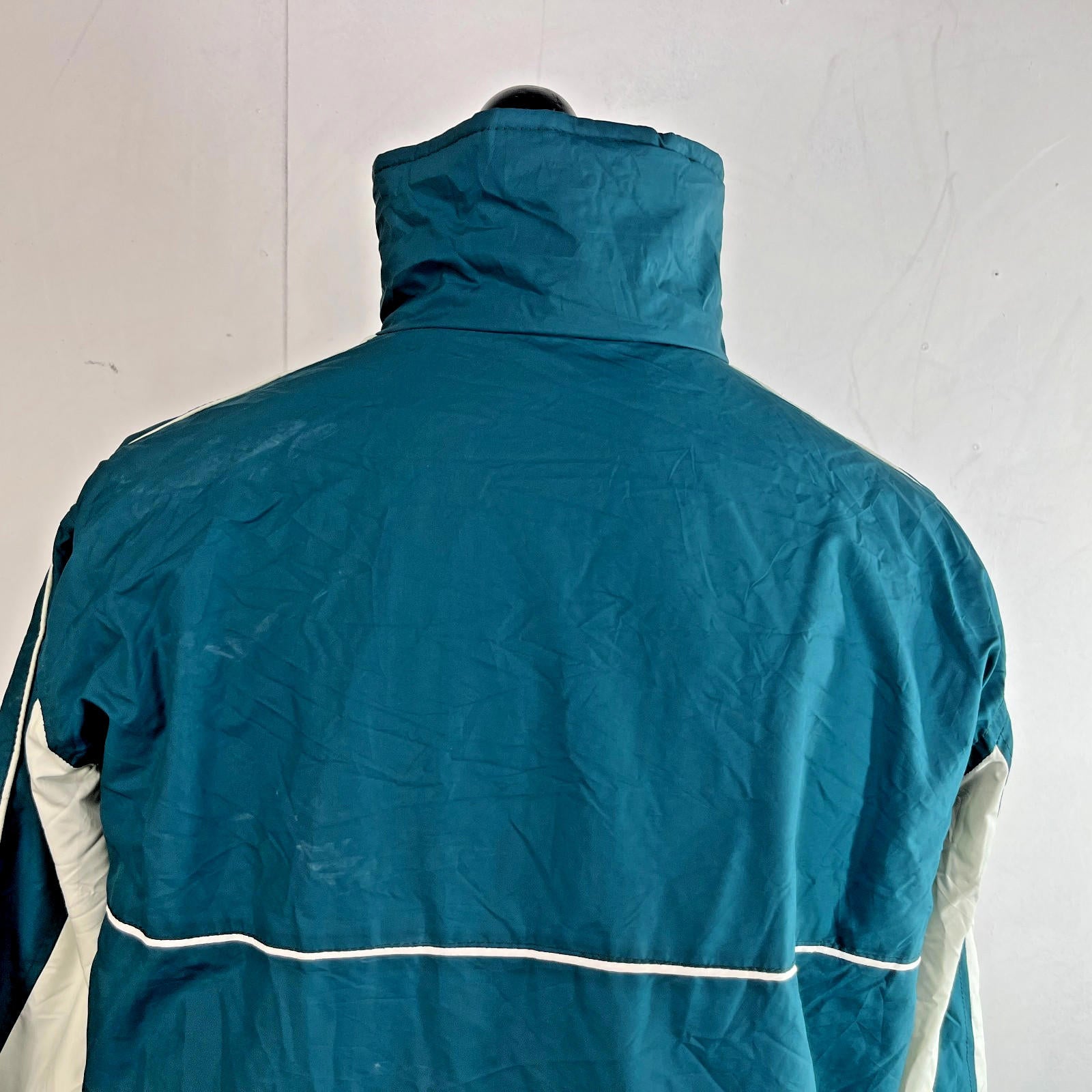 Rukka Men's Casual Jacket Teal Green Windbreaker size Large Oversized