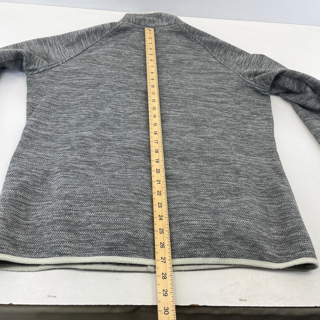 Craghoppers Womens Hybrid Fleece Jacket Grey Padded Quilted Size UK 18 - EU 44