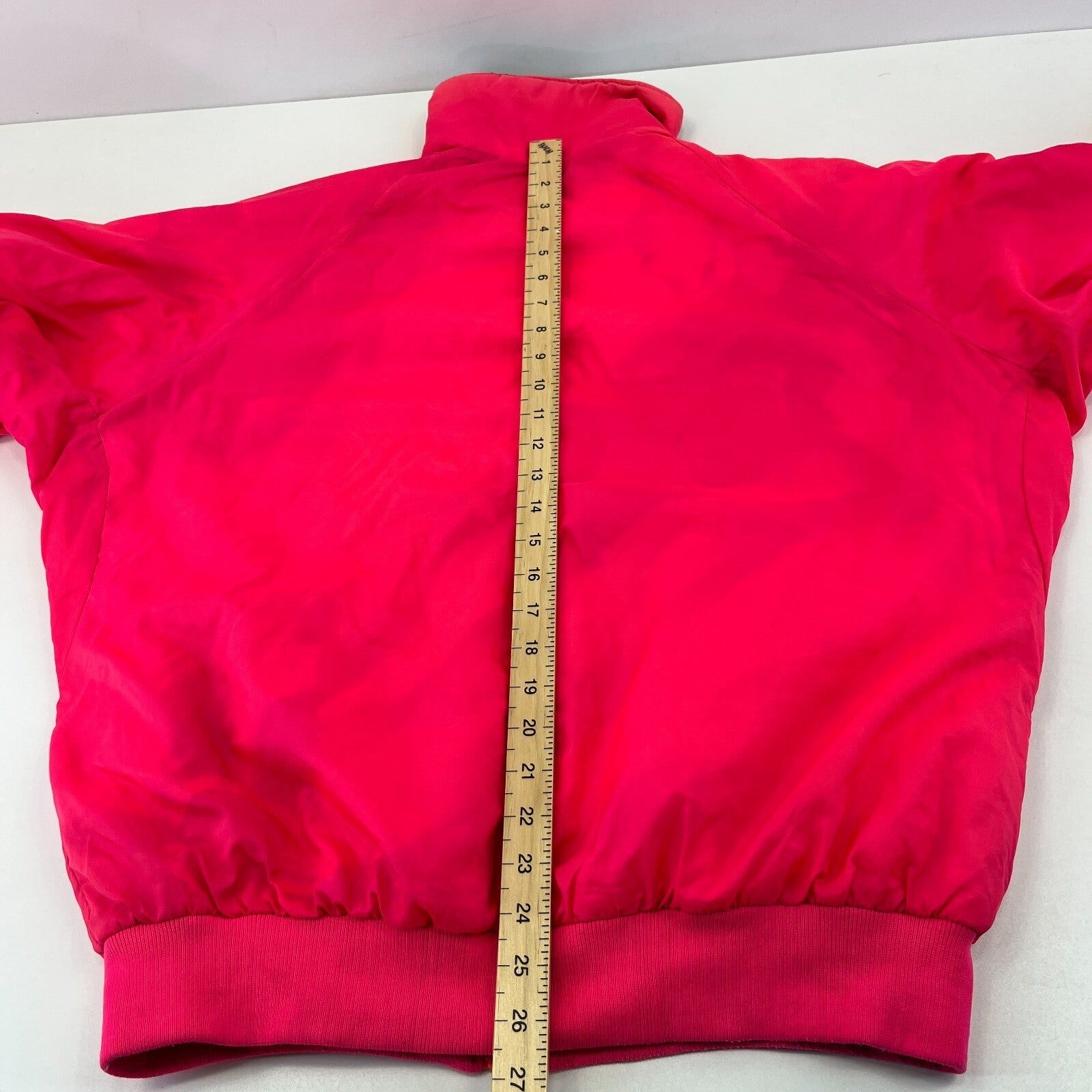 Vintage 1991 Columbia Reversible Ski/Snowboard Bomber Jacket Pink/Purple size L