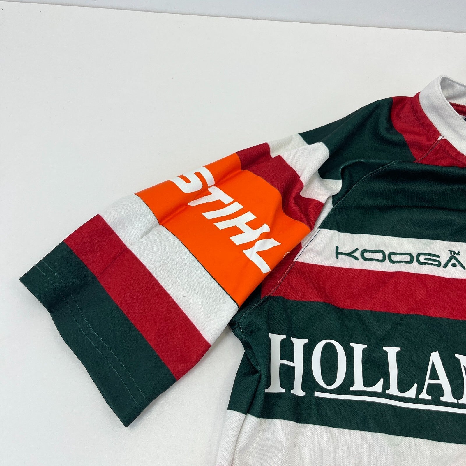 Leicester Tigers Rugby Home Shirt 2016/2017 - Kooga size S Jersey