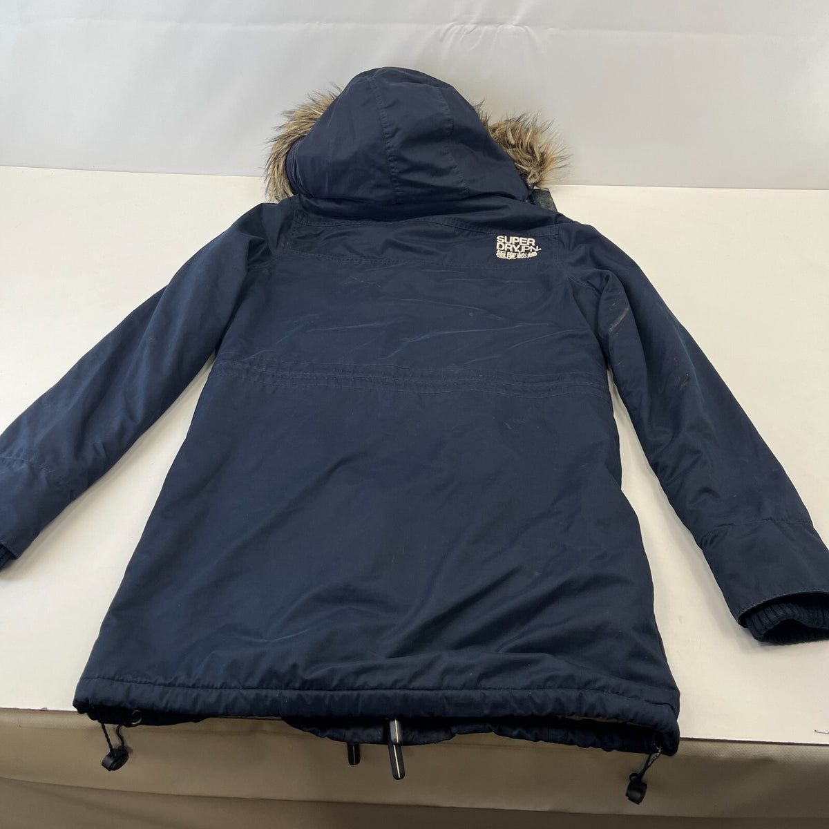 Superdry The Windcheater Sherpa Fleece Lined Jacket Black Windproof size M