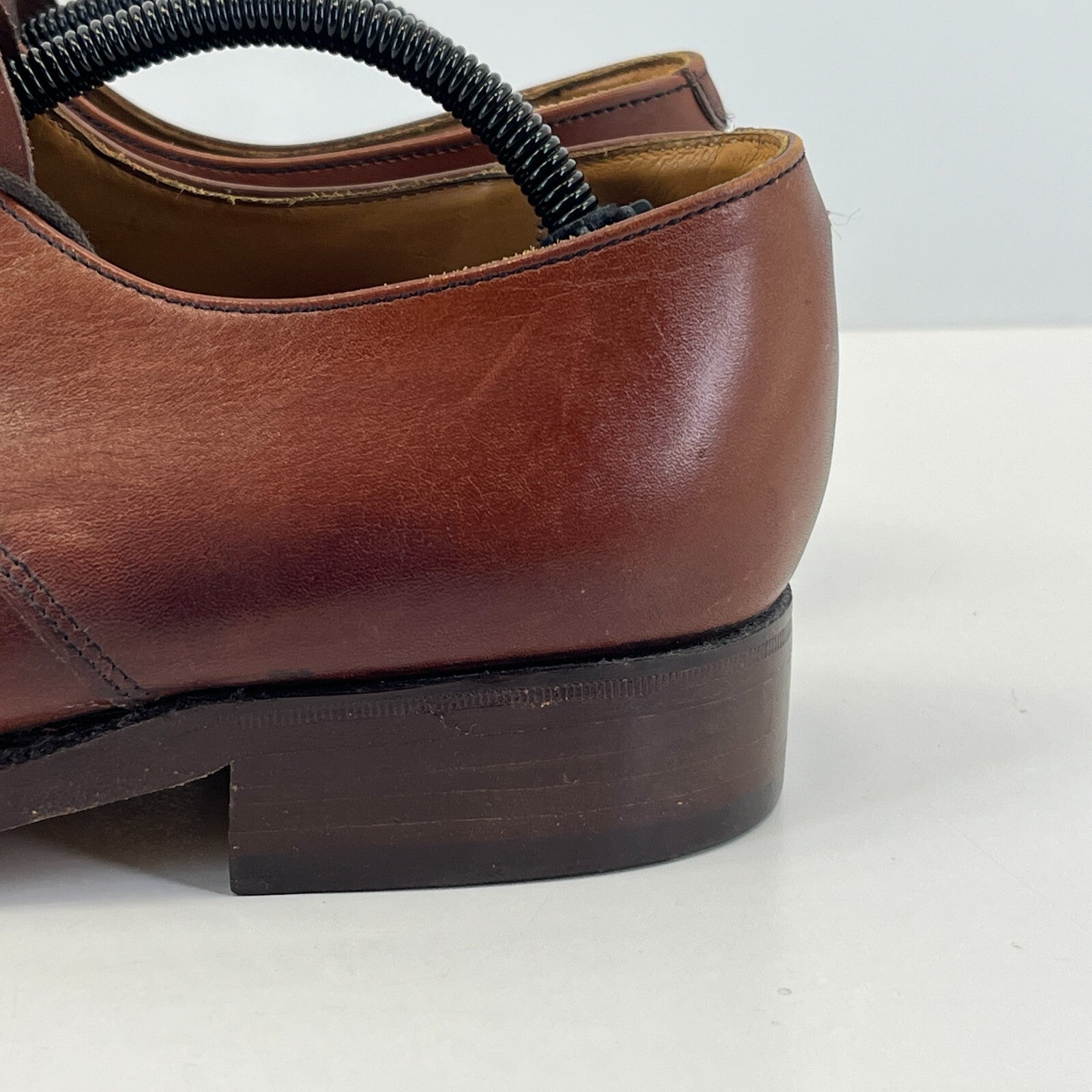 K Shoes Mens Brown Formal Oxford Leather UK 9 Wide Fit - by Royal Appointment
