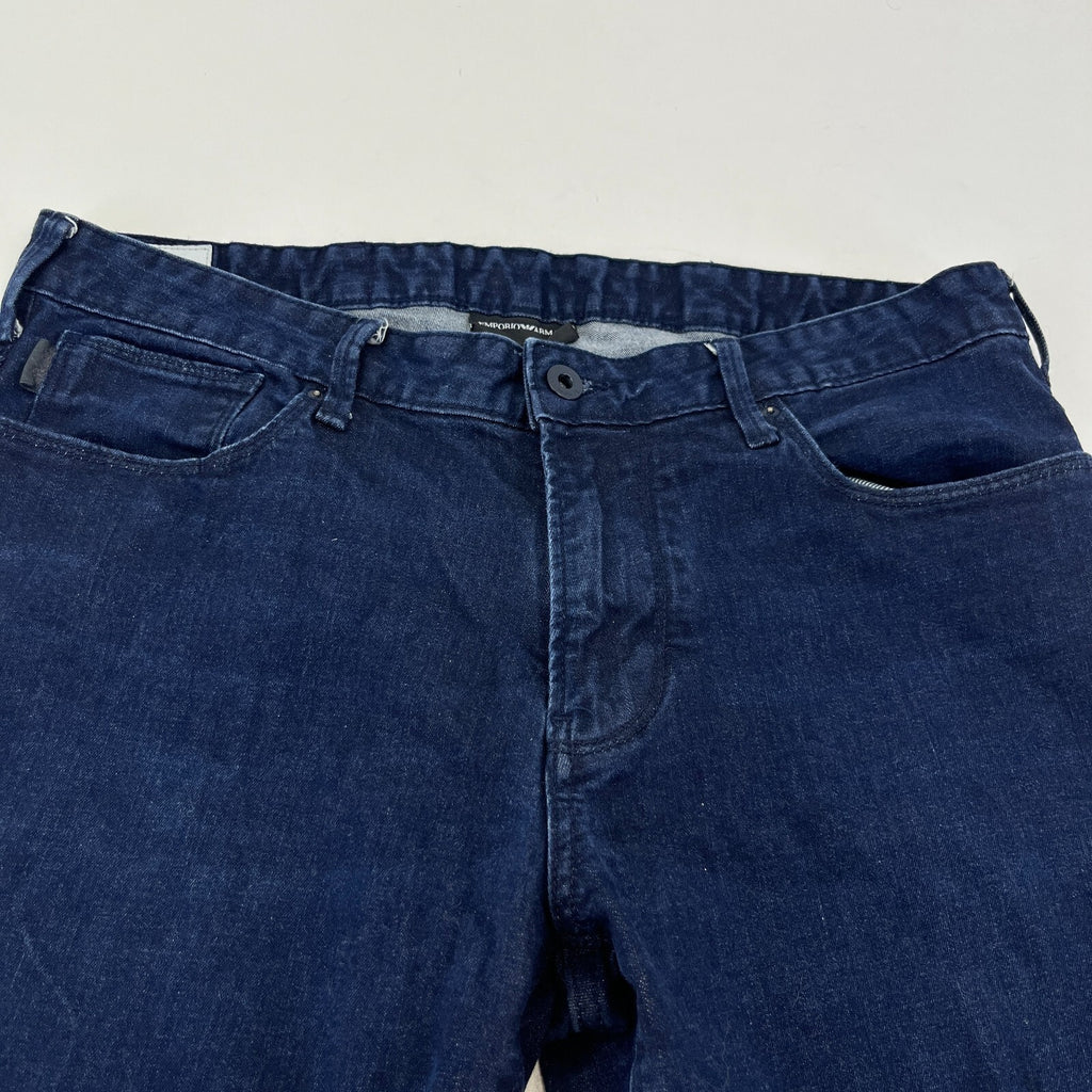 Emporio Armani Jeans J06 Slim Stretch Denim W34" L32" Dark Blue Mens 8N1J06