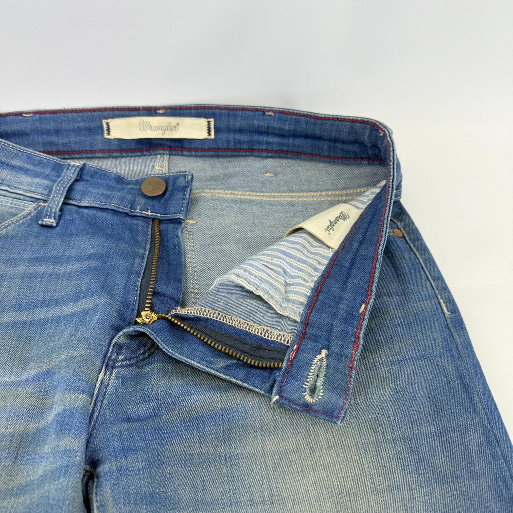 Wrangler Womens Corynn Skinny Jeans W28 L32 Mid Blue Denim