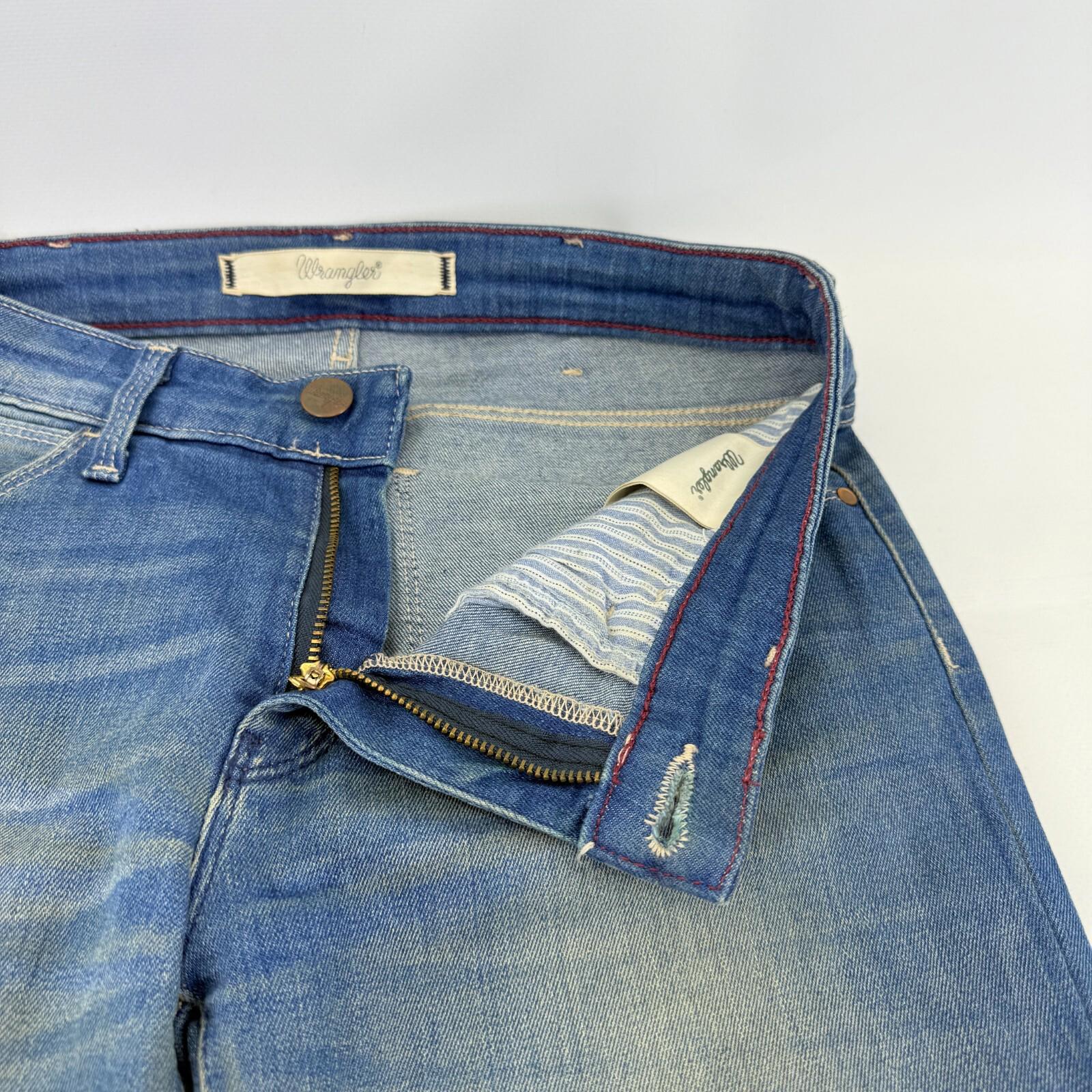 Wrangler Womens Corynn Skinny Jeans W28 L32 Mid Blue Denim