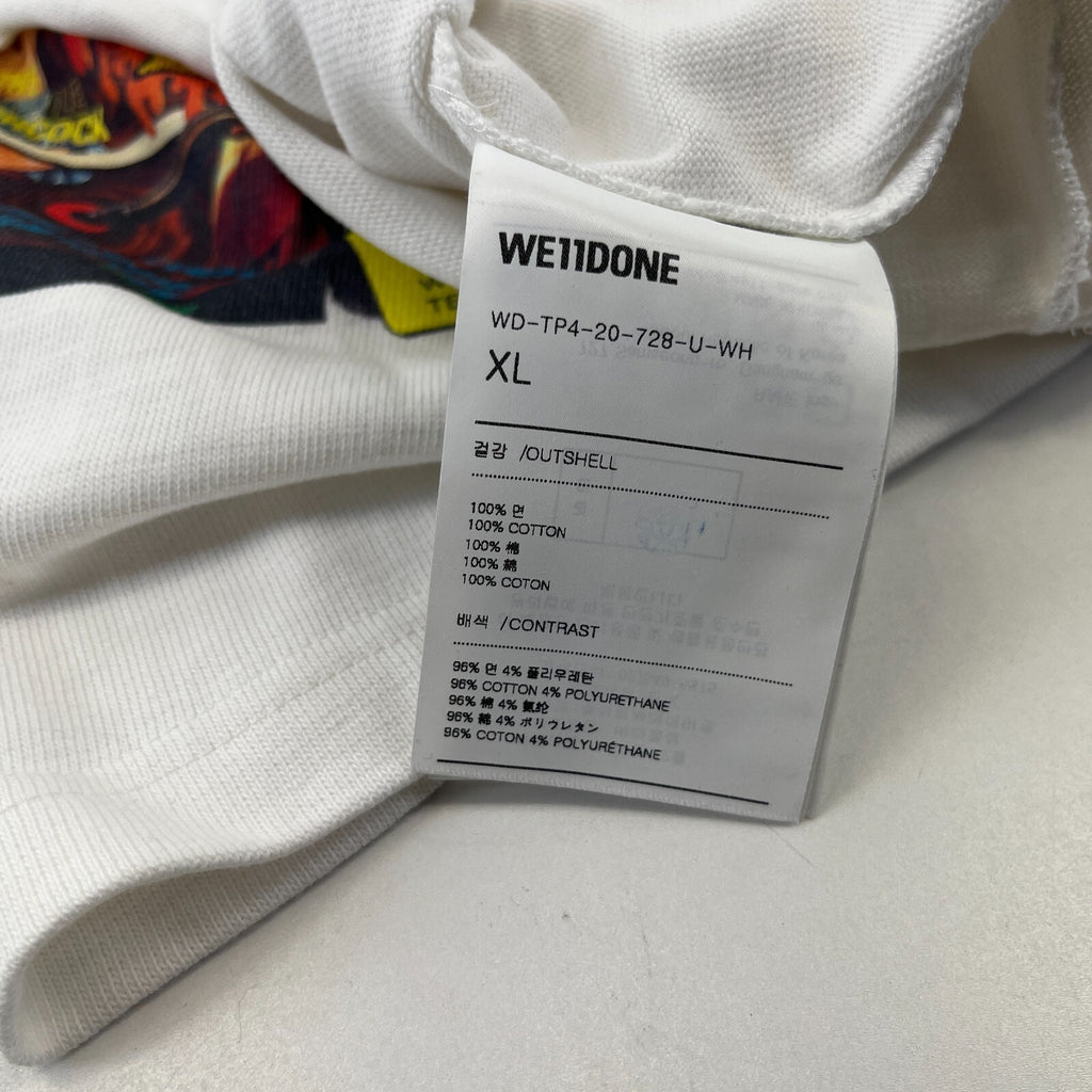 Rare WE11DONE Horror Collage Print Sweatshirt Men's XL Oversized Boxy See Detail