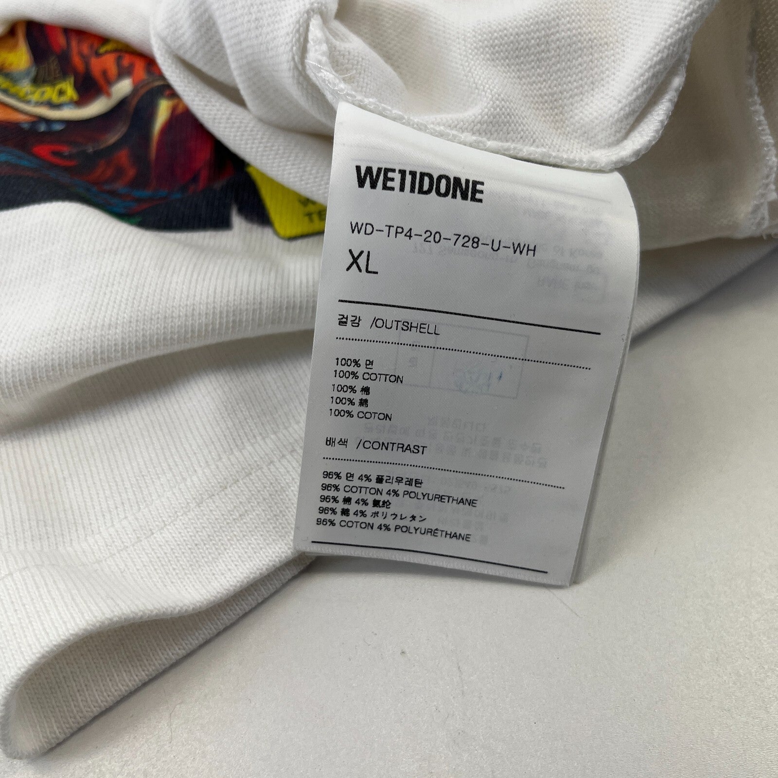 Rare WE11DONE Horror Collage Print Sweatshirt Men's XL Oversized Boxy See Detail
