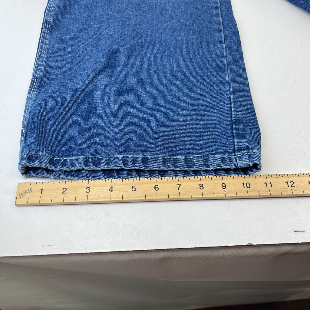Kickers Classics Baggy Denim Dungarees Overalls Mid Blue Wash size 30 L31" BNWT