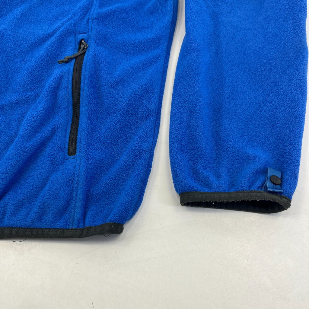 The North Face Men's Blue Fleece Full Zip Jacket with Zip Pockets size Large