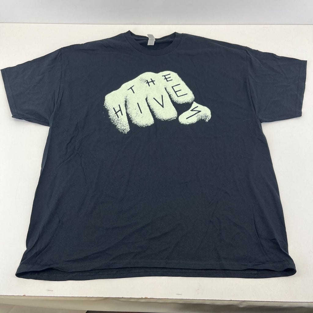 The Hives Band T-Shirt - Retro 90s Swedish Rock Band Unisex Tee size 2XL