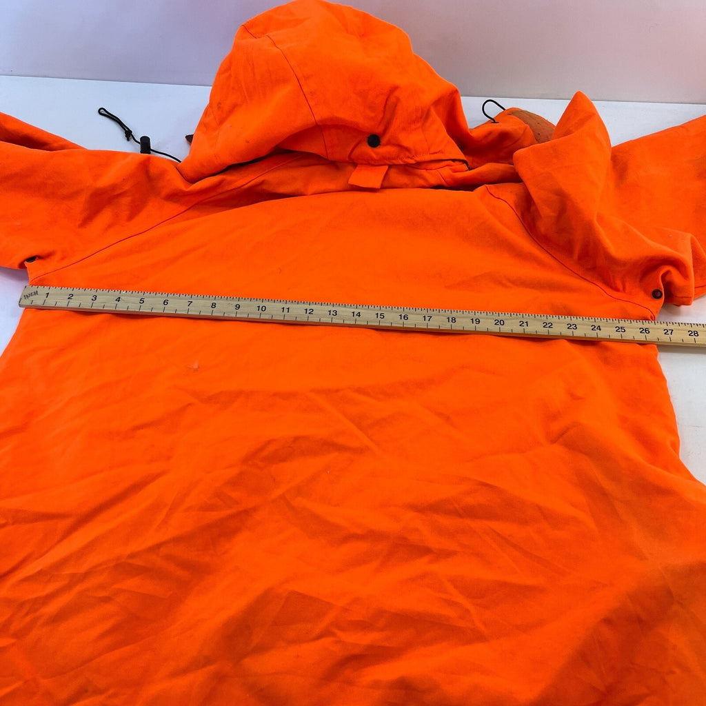 Remington Men's Jacket Coat Fluorescent Orange Waterproof Nylon Shooting Parka L