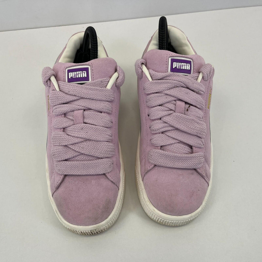 Puma Suede Leather XL with Wide Laces - Lilac Purple - UK size 5