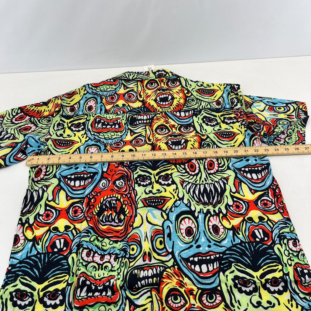 Gloomy Bear AOP Short Sleeve Shirt Horror Monsters Print size L - Sh*te Shirt