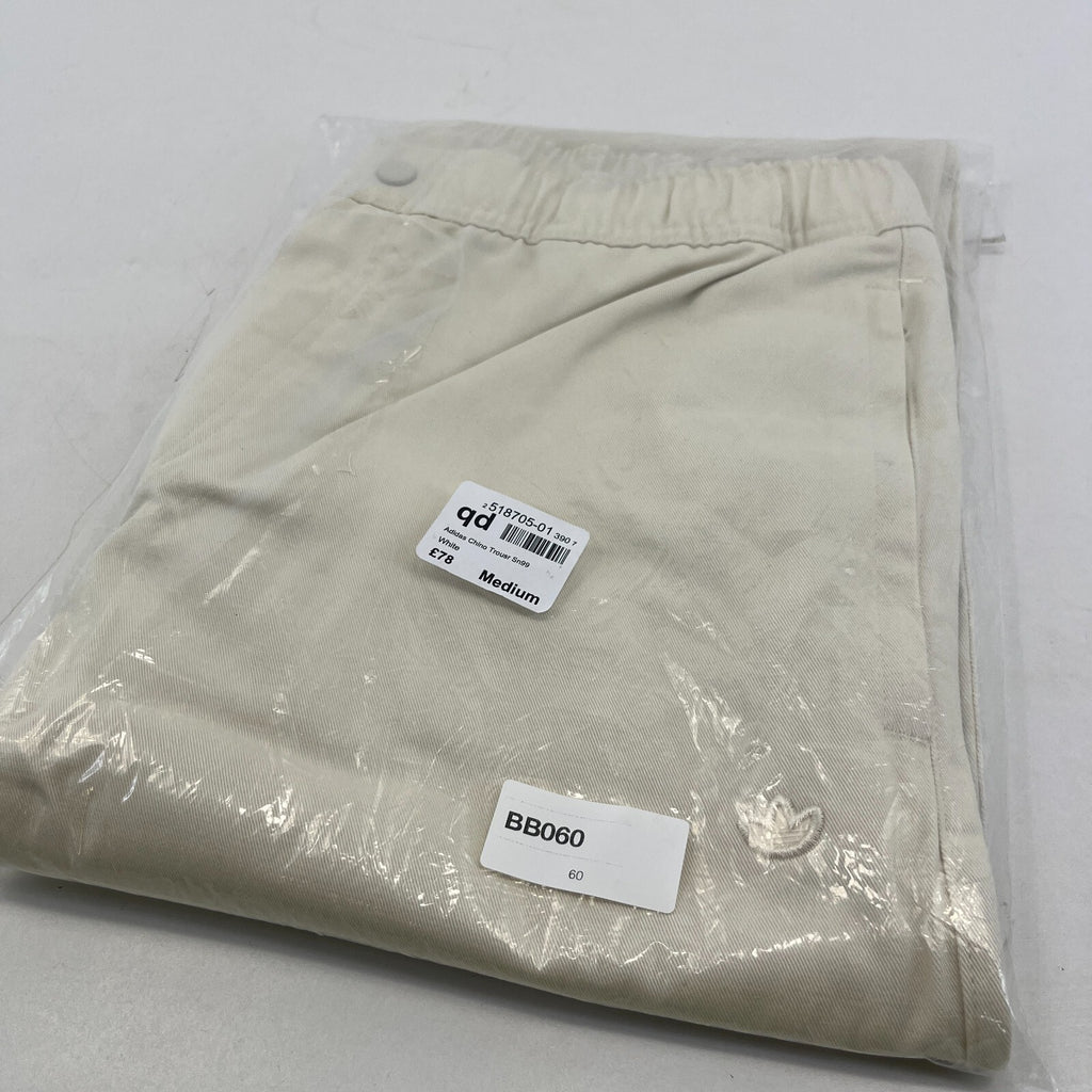 Adidas Originals Chino Pants size M Light Beige Straight Leg Chinos Trousers