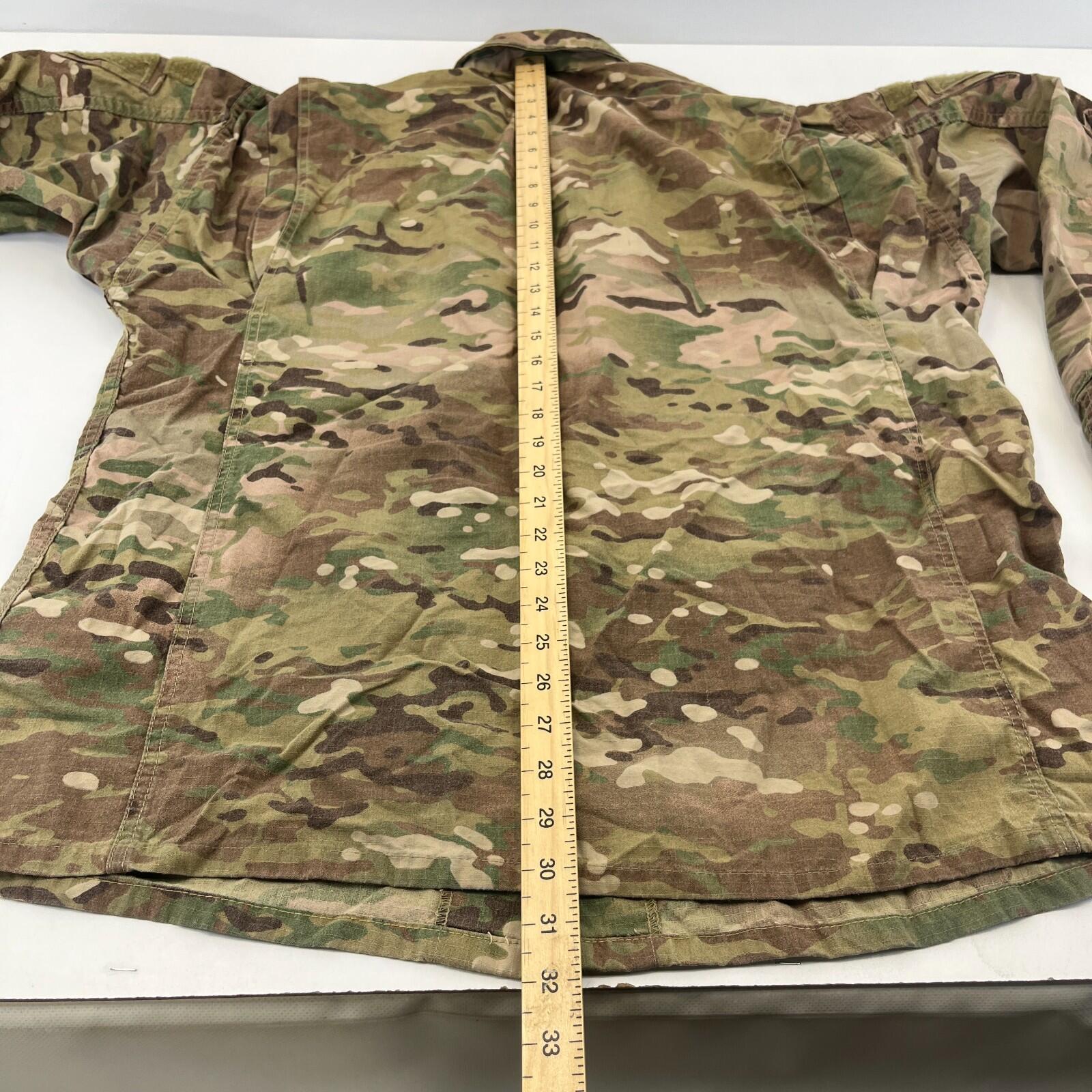 US Army Surplus Issue Woodland BDU Jacket Camo Combat Uniform size Large
