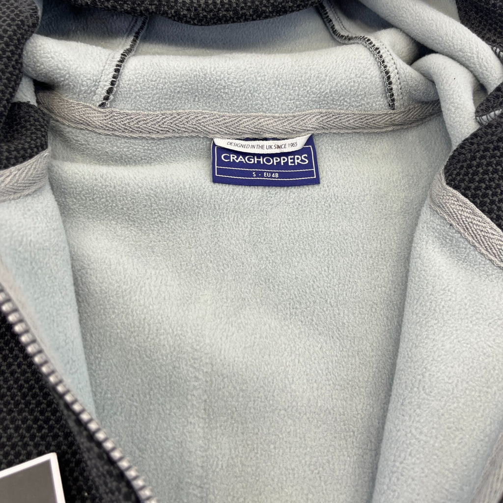 Craghoppers Roberto Men's Hooded Fleece Jacket Dark Grey size Small - New