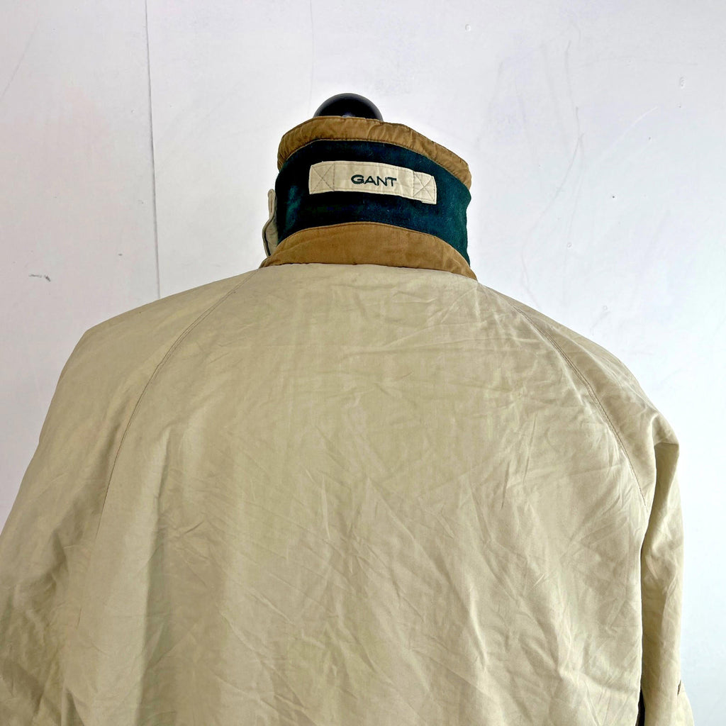 Gant "The Parka" Men's Casual Jacket Mid Length Beige Overcoat size M