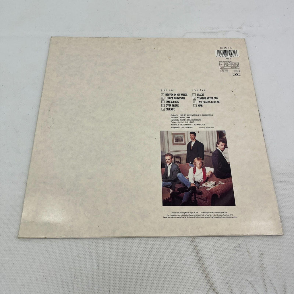 Level 42 Staring At The Sun Orig UK 1988 Press Vinyl LP + Inner & Insert VG/VG