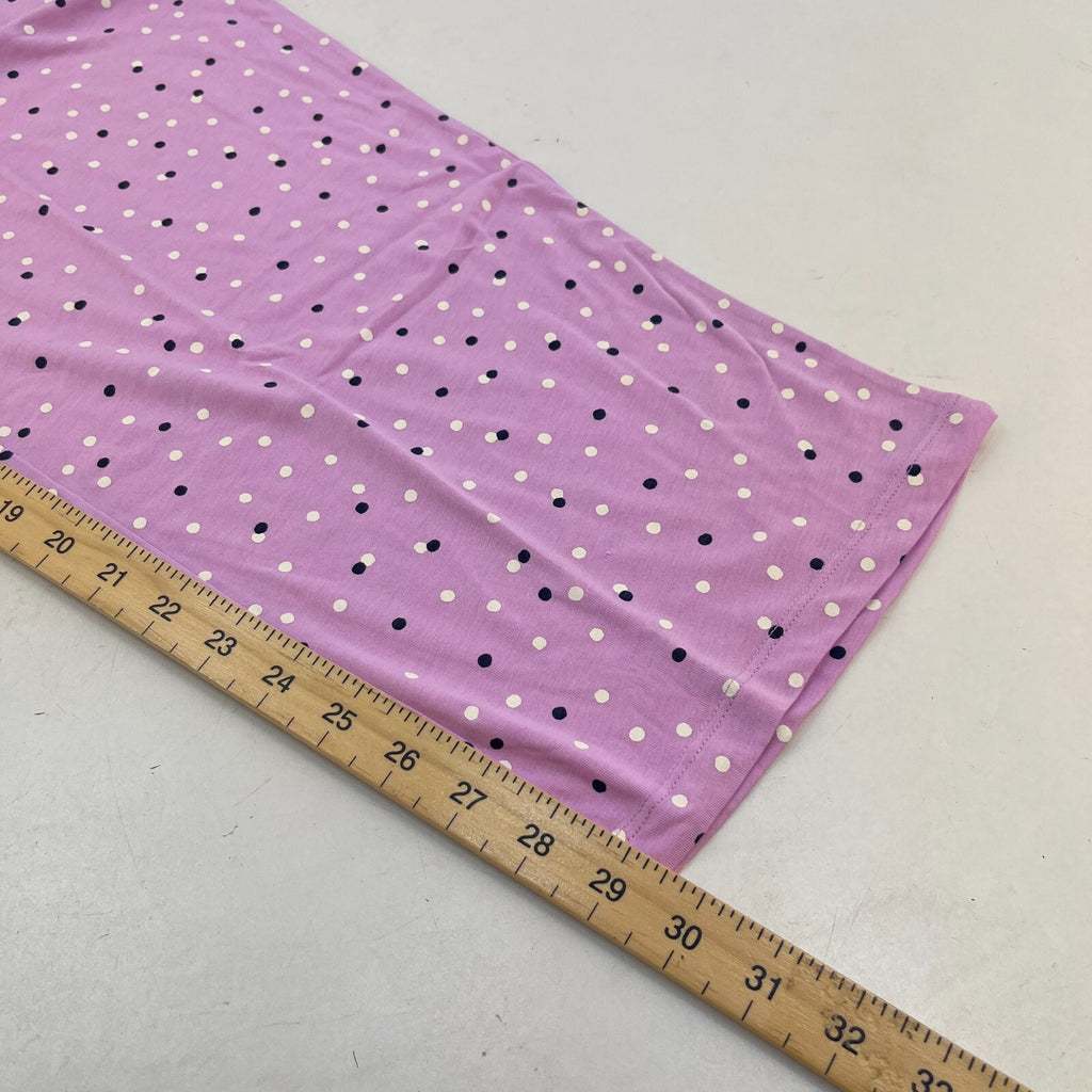 M&S Ladies Pyjama Set UK XL 20-22 Cool Pink with Spots Long Leg Short Sleeve New