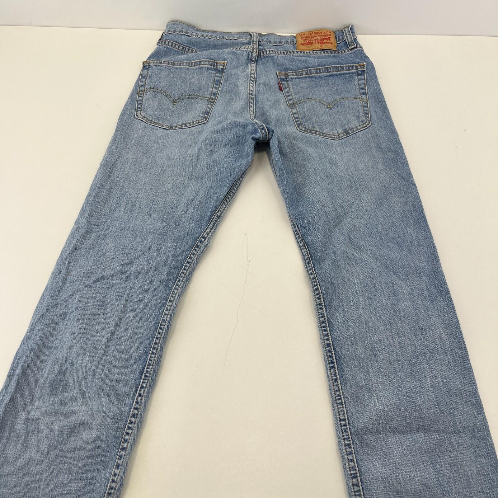 Levi's 502 Tapered Regular Stretch Denim Jeans in Blue Men's Size W30" L30"