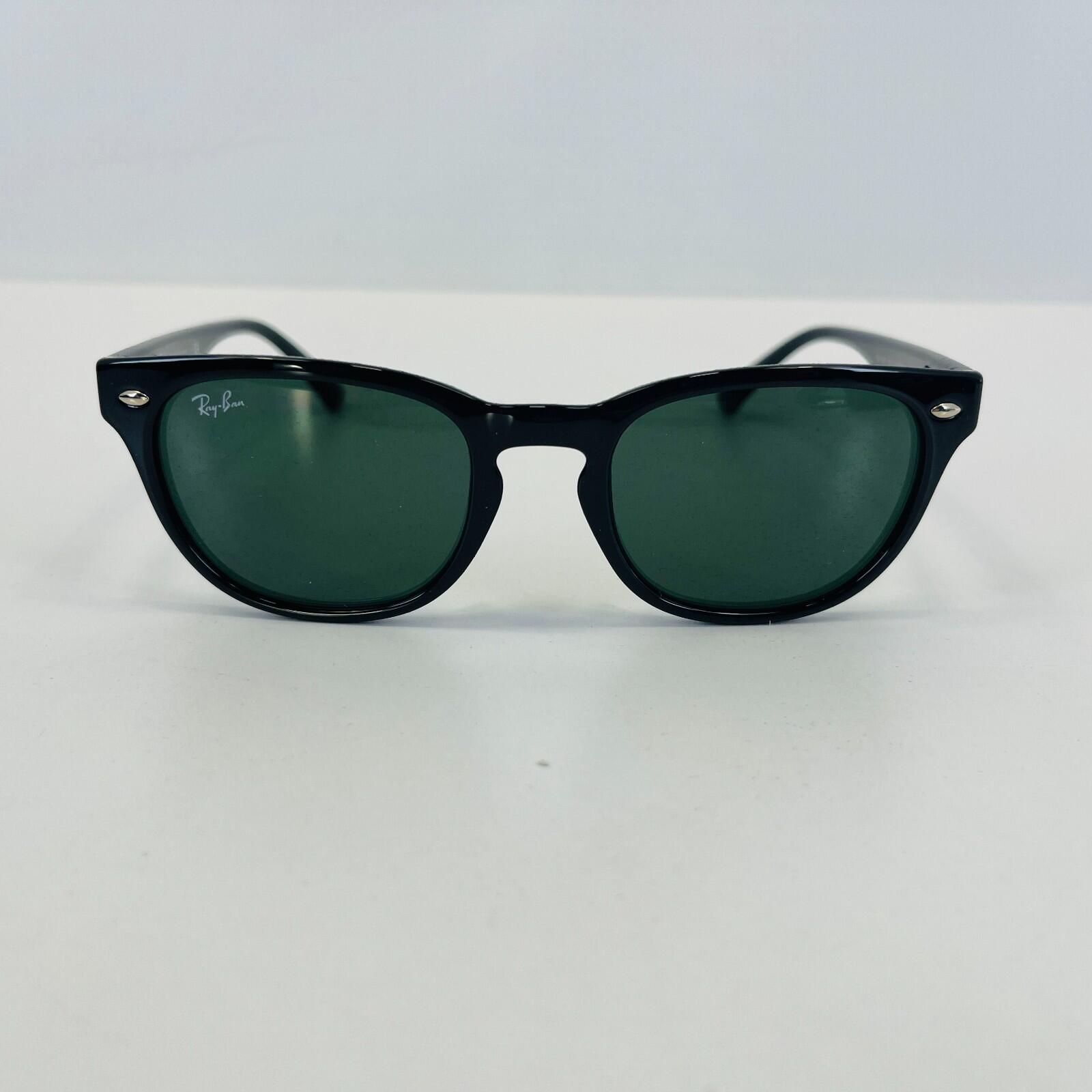 Ray-Ban Sunglasses RB4140 601 49-20 145 3N Black w/ Green 49mm Lenses - New