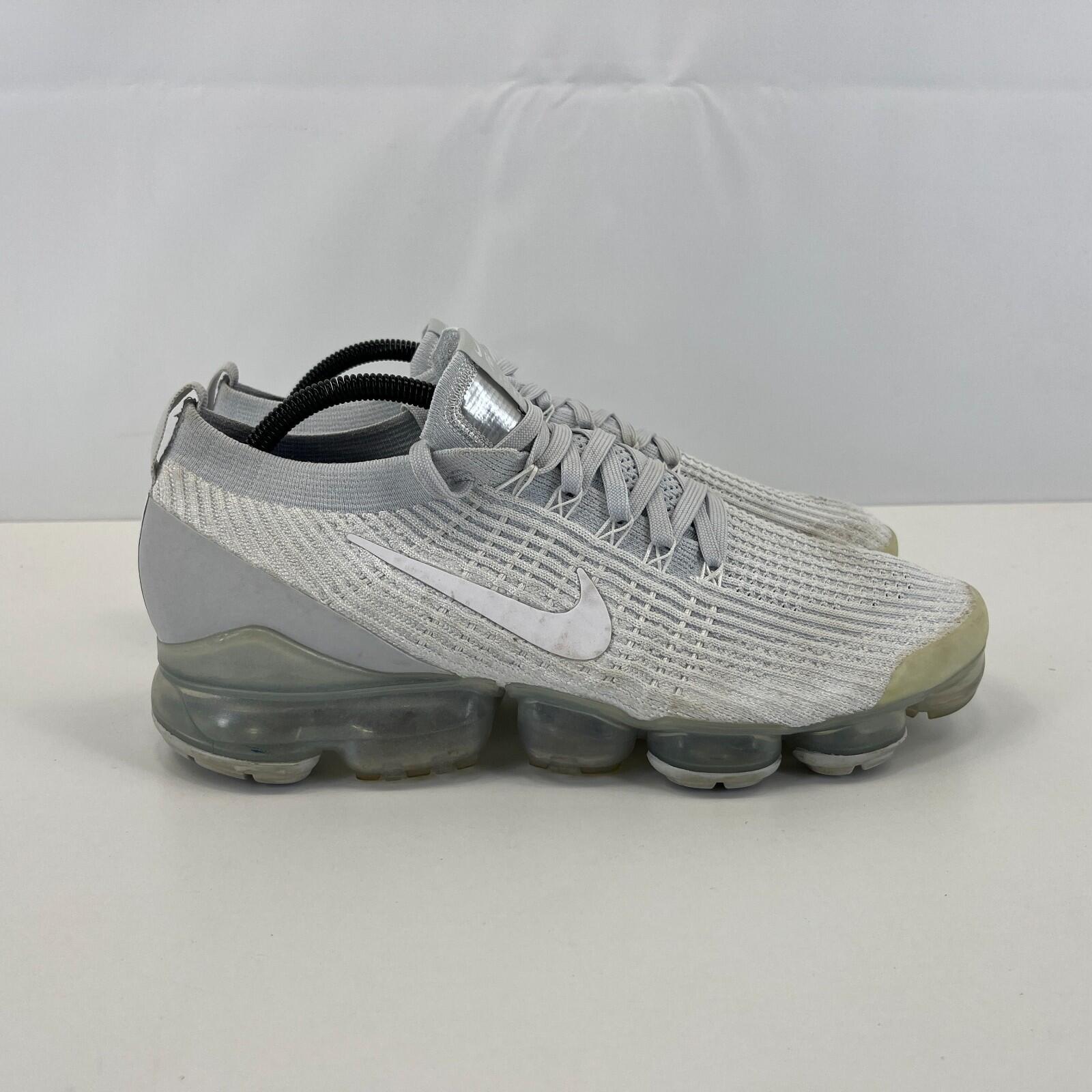 Nike Air Vapormax Flyknit 3 Platinum Light Grey 2019 size U.K 9.5
