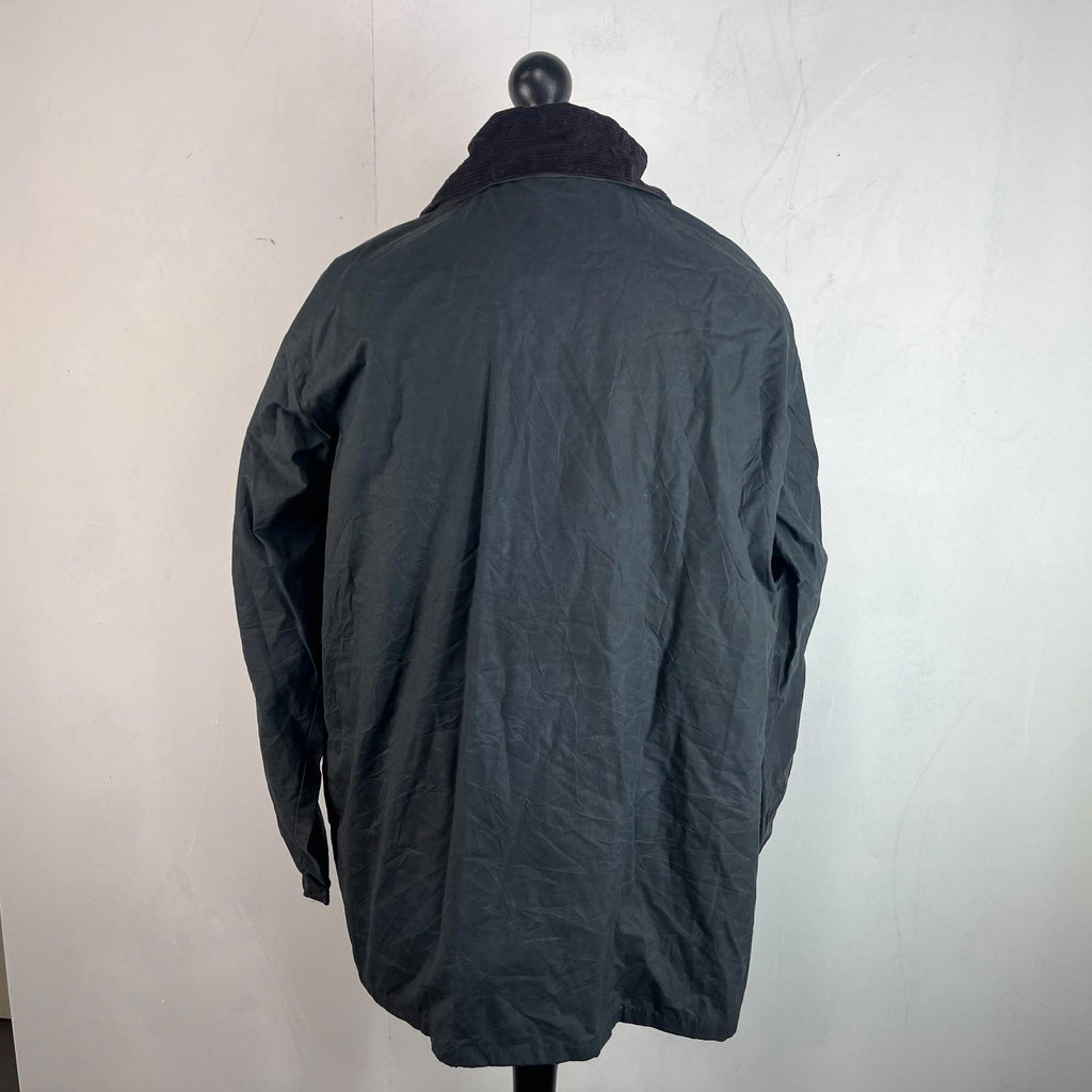 Miller & Simons Wax Jacket in Black UK size S - Waxed Cotton Raincoat