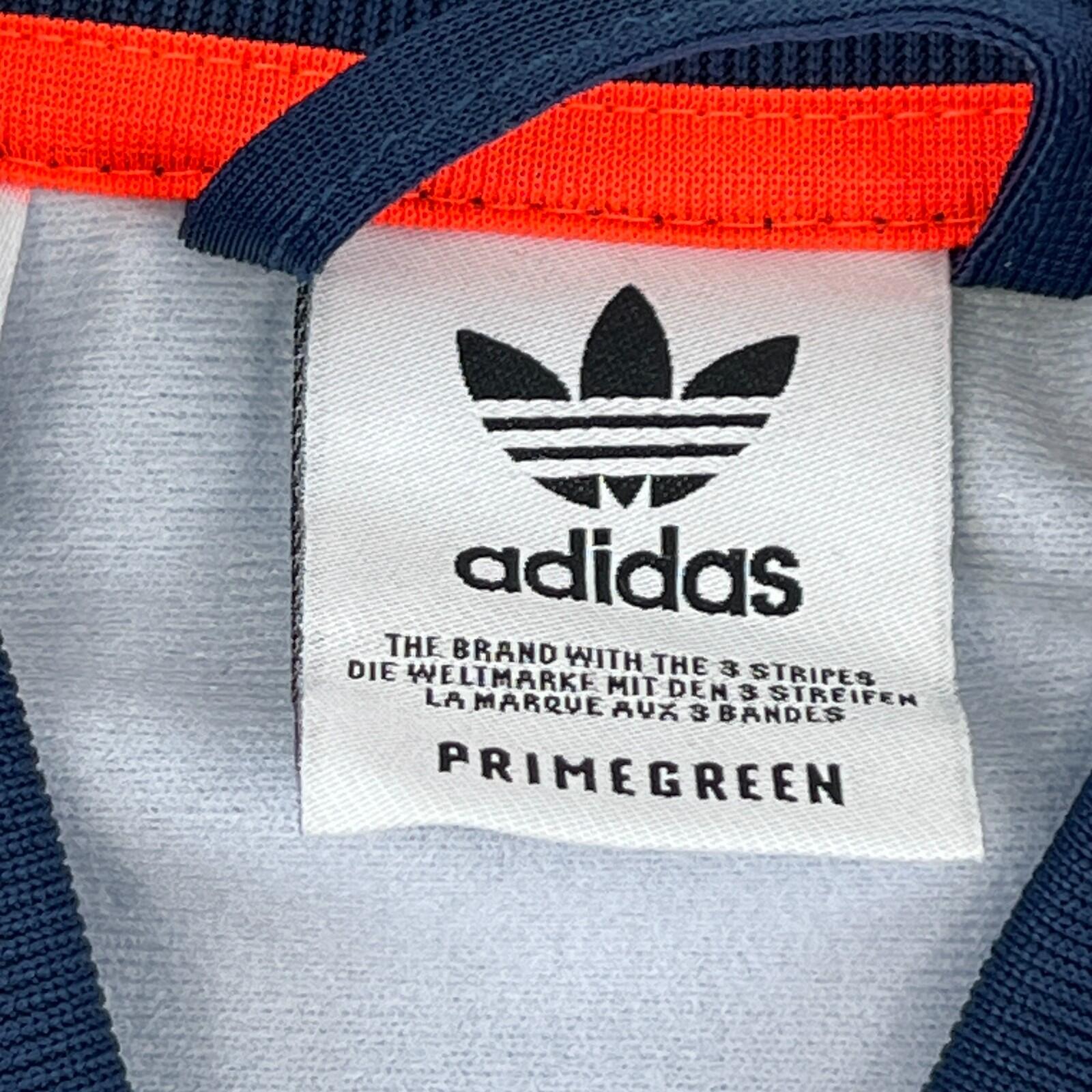 Adidas Originals Primegreen Jacket Blue Camo Full Zip Track Top size 15-16yrs