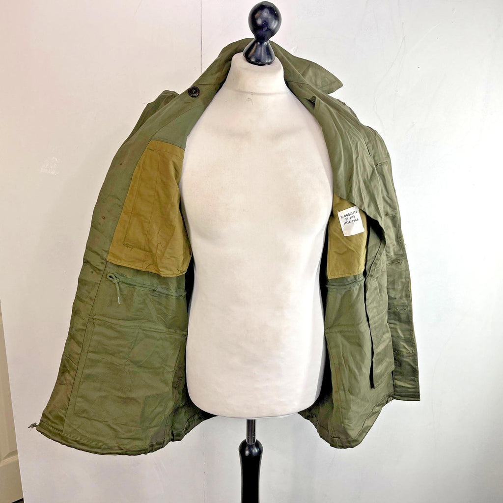 1968 French Army Combat Jacket Parka in Olive Green size 92 L - Near Mint