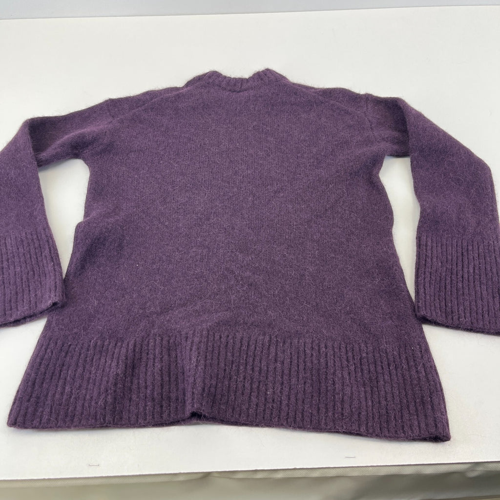 Sweaty Betty Alpine Wool Crew Neck Jumper Sweater in Purple size XXS/6 Alpaca