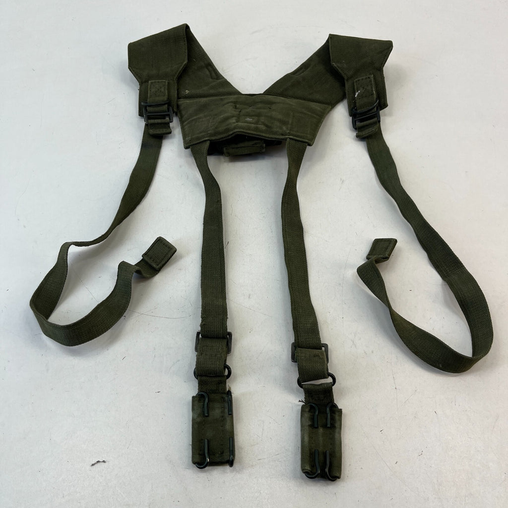British Military 58 Pattern Webbing Yoke Harness with Both Belt Attachments