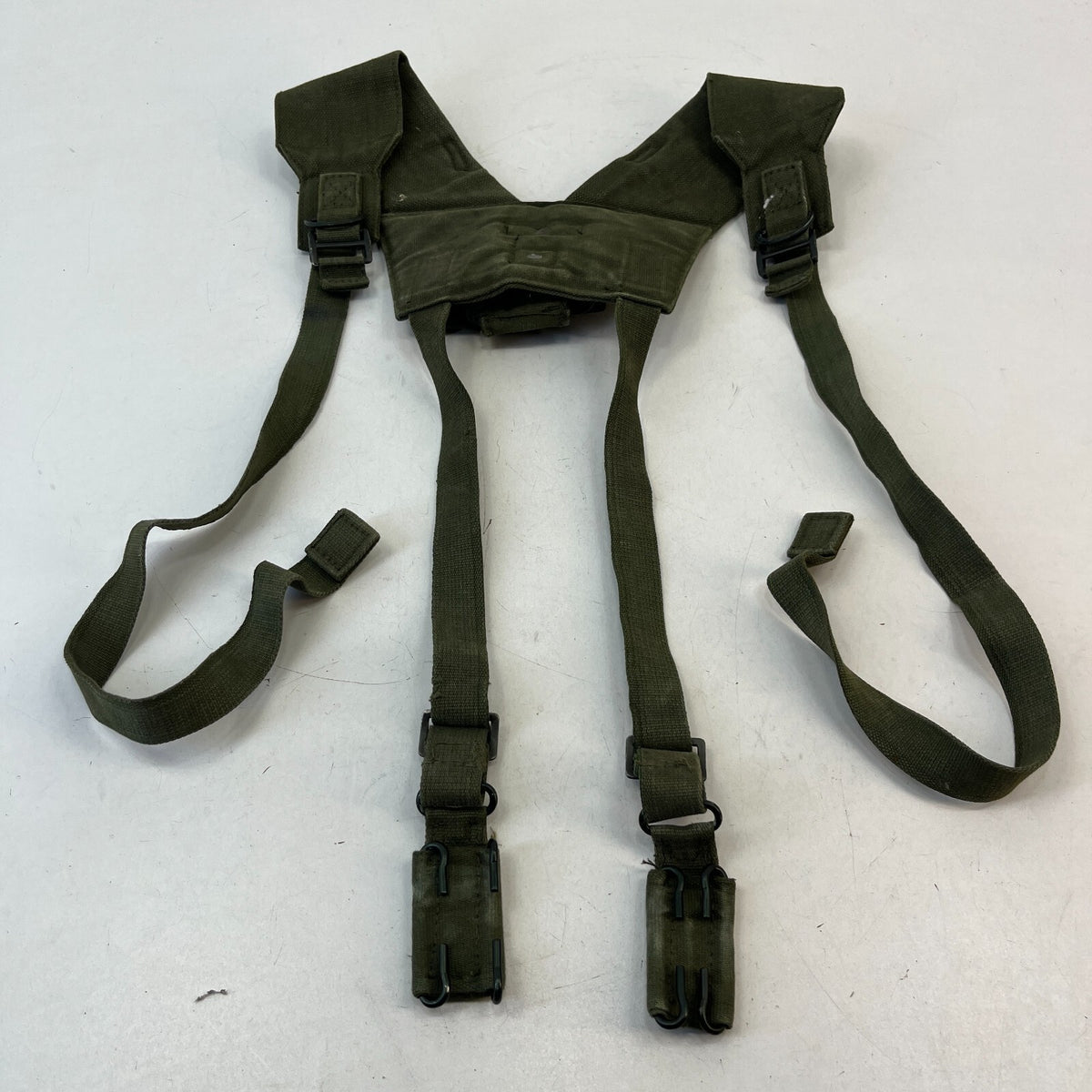 British Military 58 Pattern Webbing Yoke Harness with Both Belt Attachments