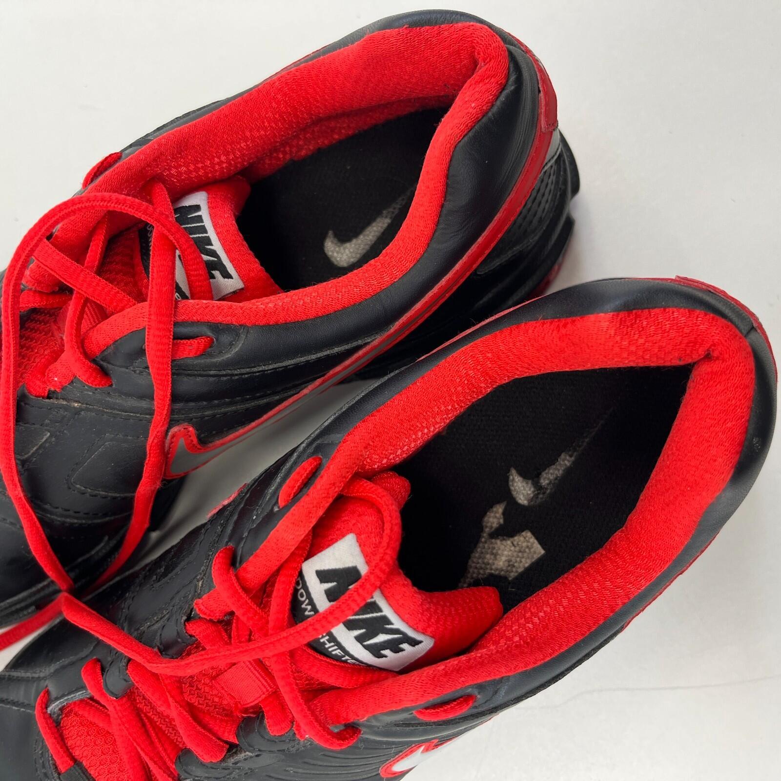 Nike Downshifter 5 Men's Trainers in Black & Red size UK 11 / EU 46