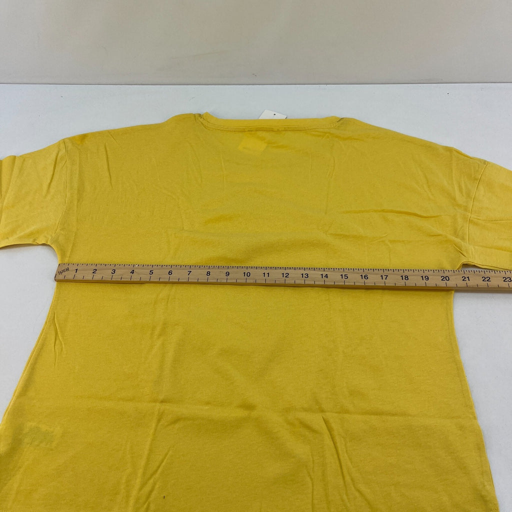 M&S Ladies Pyjama Set size 12 Yellow with Fruit Short Leg Short Sleeve - BNWT