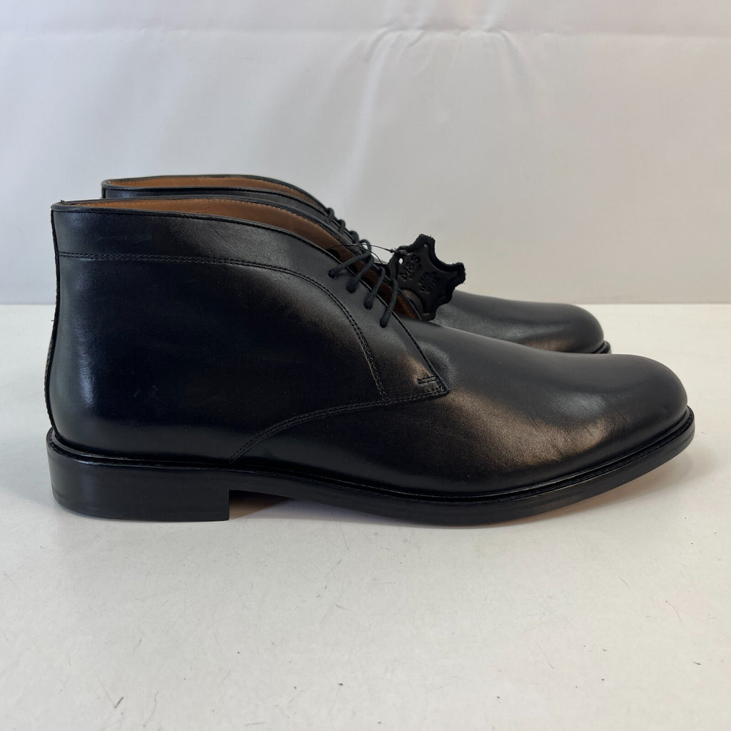 Marks and Spencer Sartorial Black Leather Smart Luxury Boots UK 12 RRP £120 New