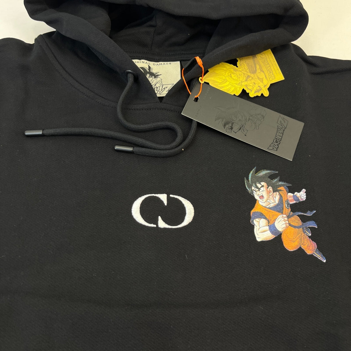 Criminal Damage Limited Edition Dragonball Z Hoodie Black size M New with Tags
