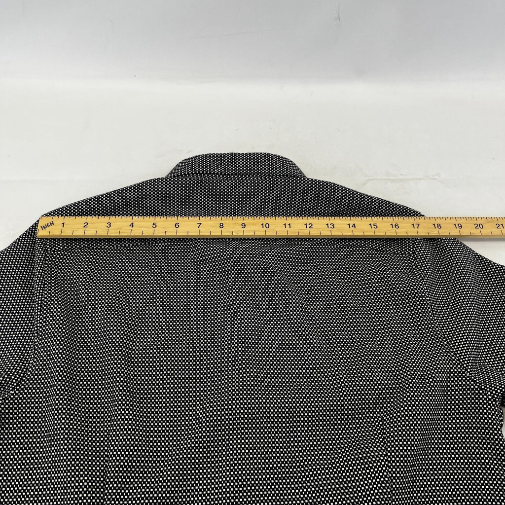 Ted Baker Men's Vintage Thick Heavy Black & White Shirt Mens Size 4