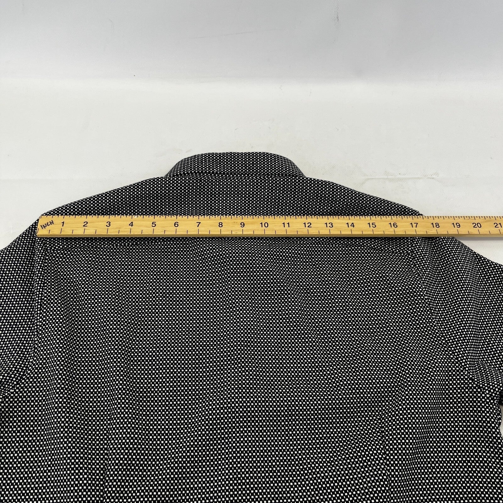 Ted Baker Men's Vintage Thick Heavy Black & White Shirt Mens Size 4