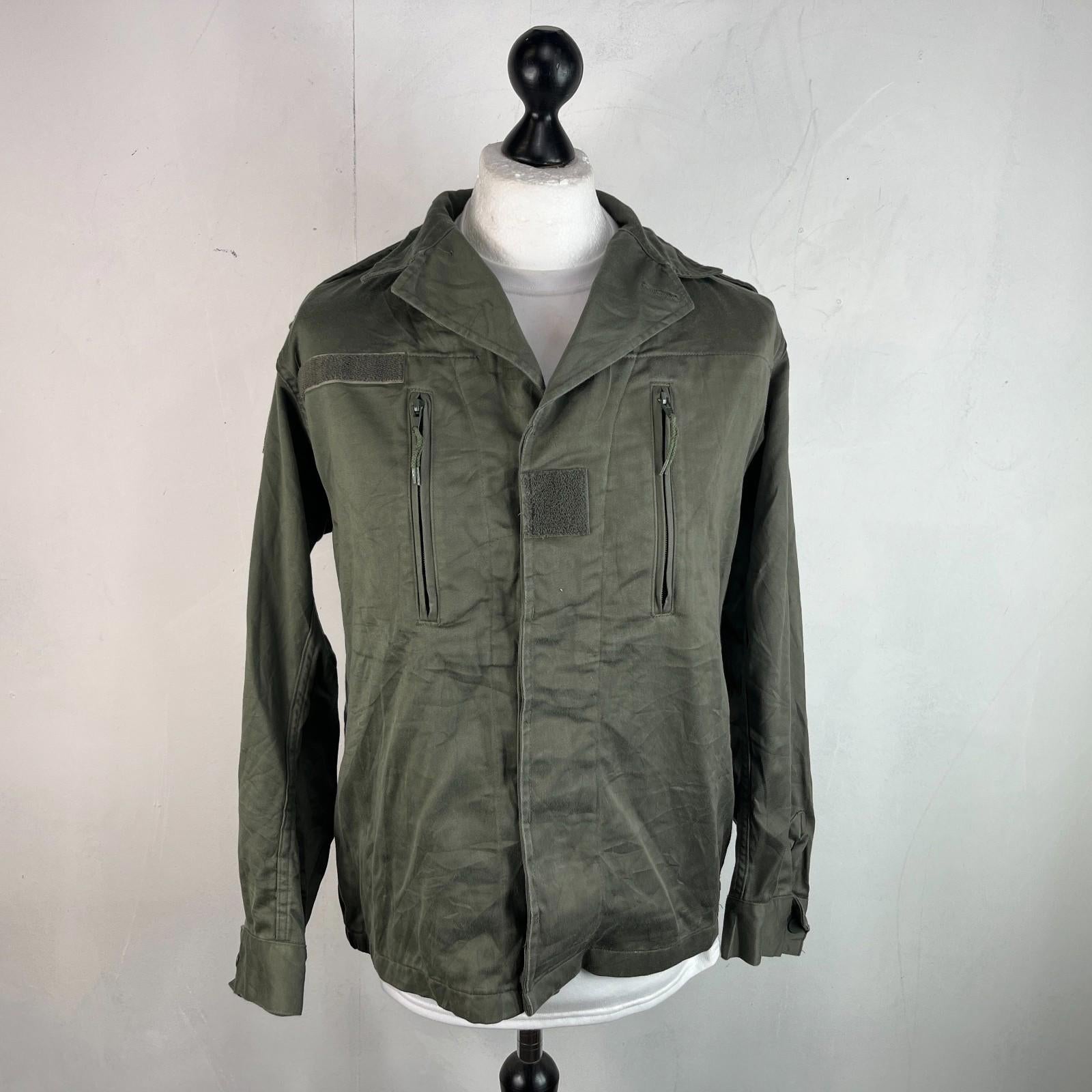 Vintage 1994 French Military Army Combat Bomber Jacket Chore OG Green size 104 M