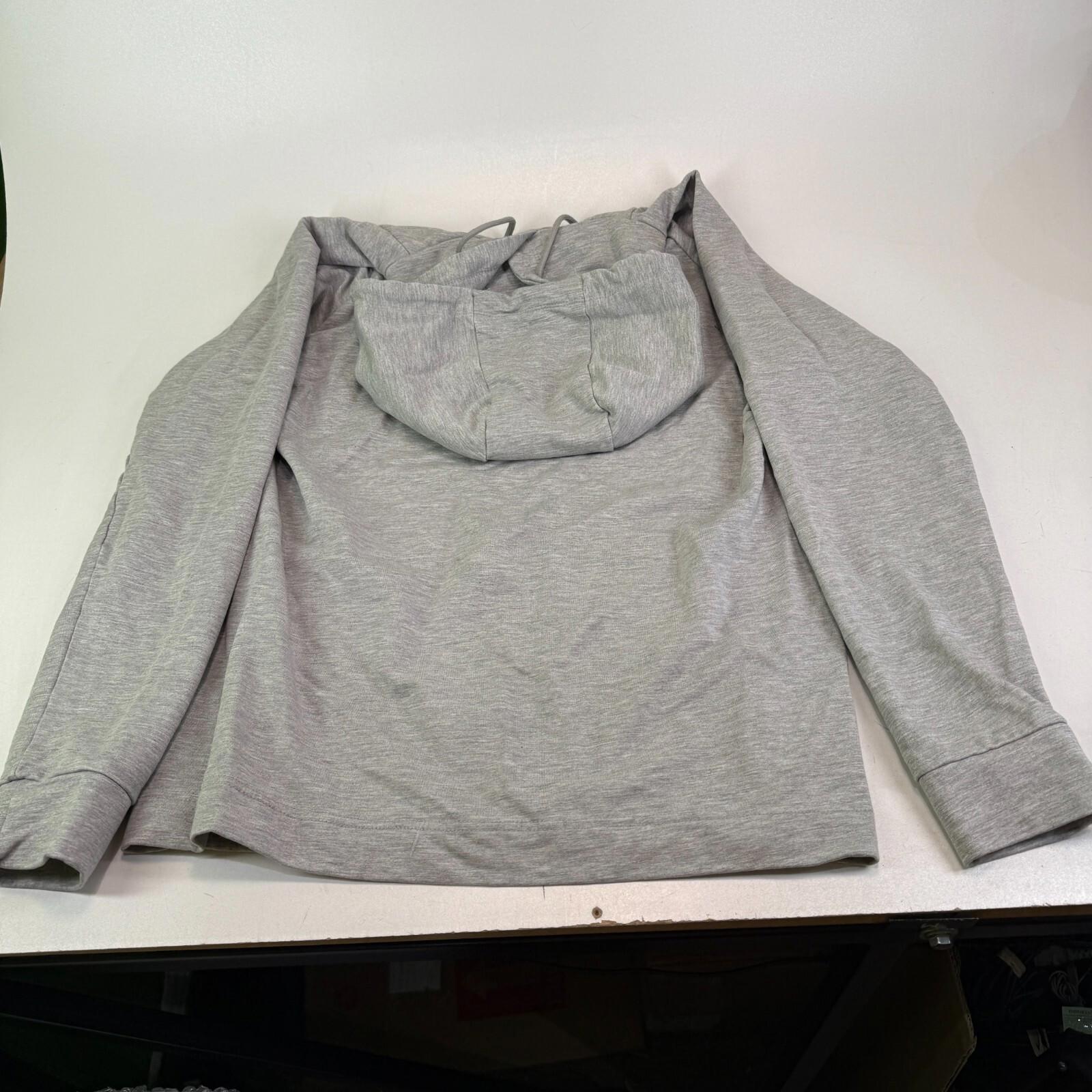 Castore Graphic Spellout Hoodie Mottled Grey size Small - VGC