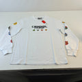 Criminal Damage Premium White Pokémon Digital Character T-Shirt Long Sleeve UK S