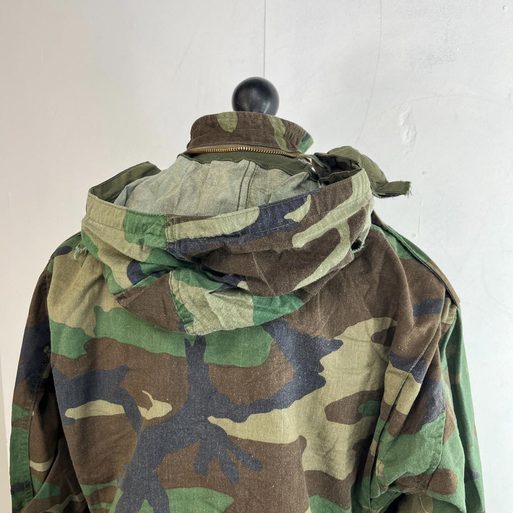 Vintage Issued US Military M65 Jacket Field Camouflage Medium Regular See Detail