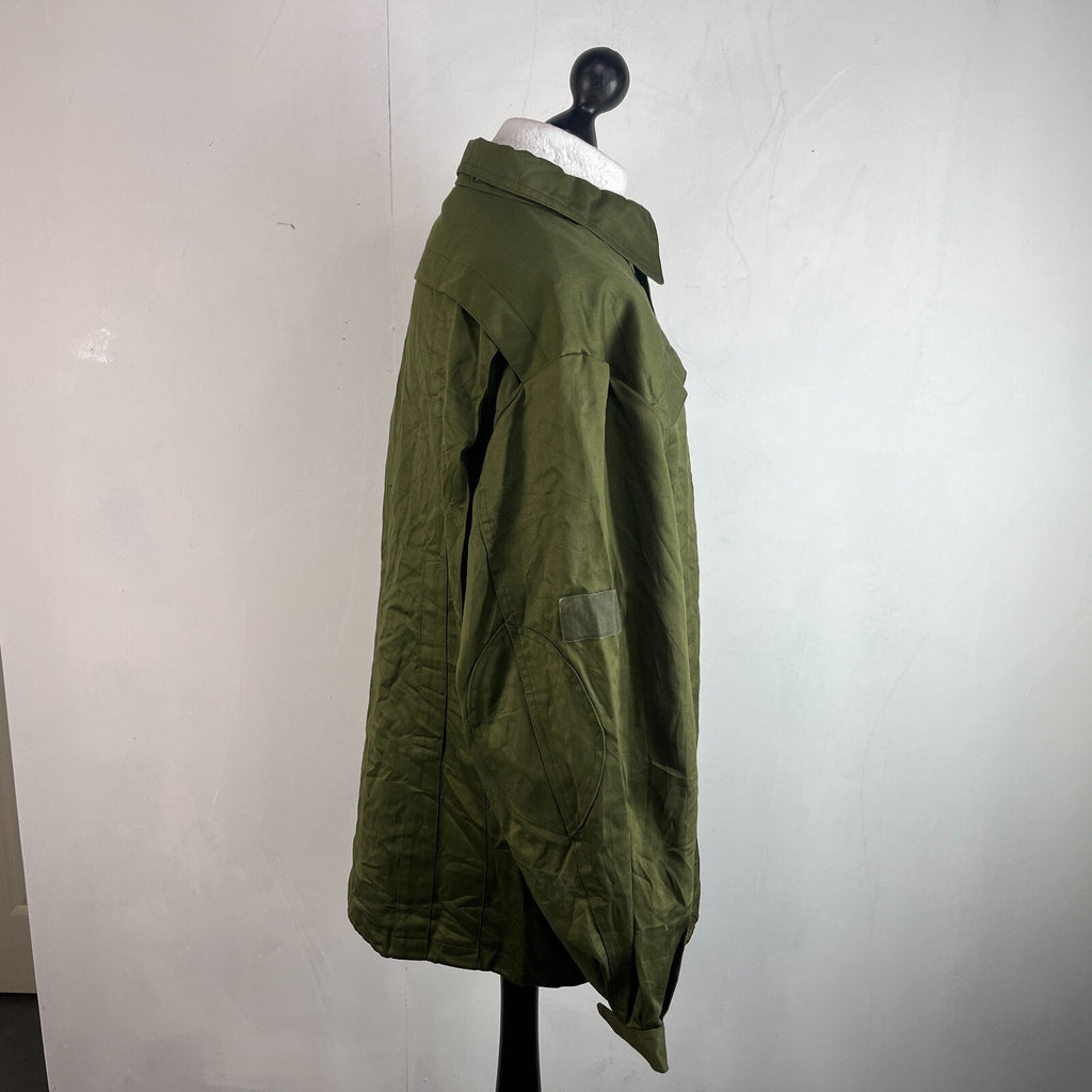 Vtg Norskin 80's German Polizei Denim Work Jacket Chore Coat OG Green Size EU 56