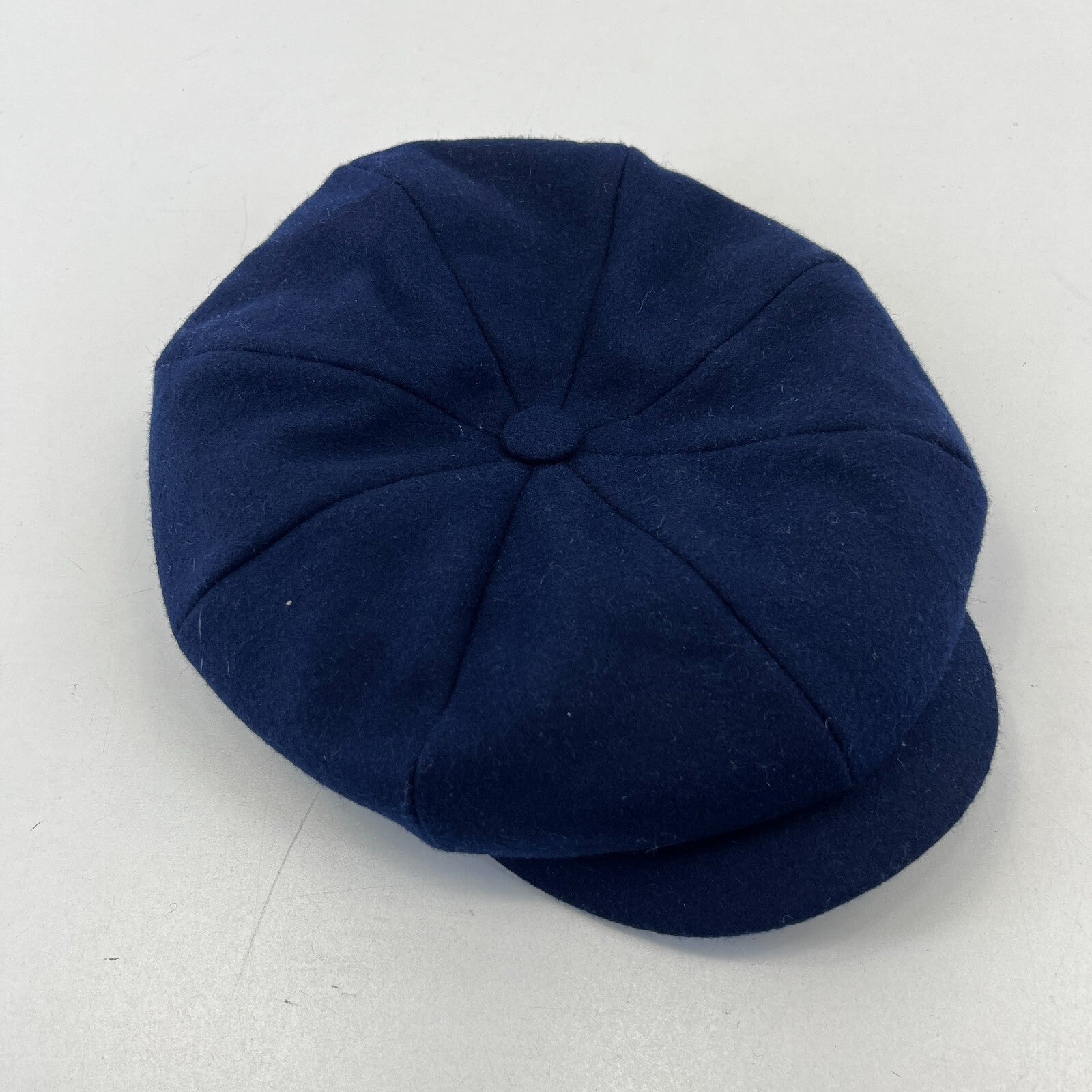 Hammond & Co Patrick Grant Men's Navy Blue Baker Boy Flat Cap size L/XL