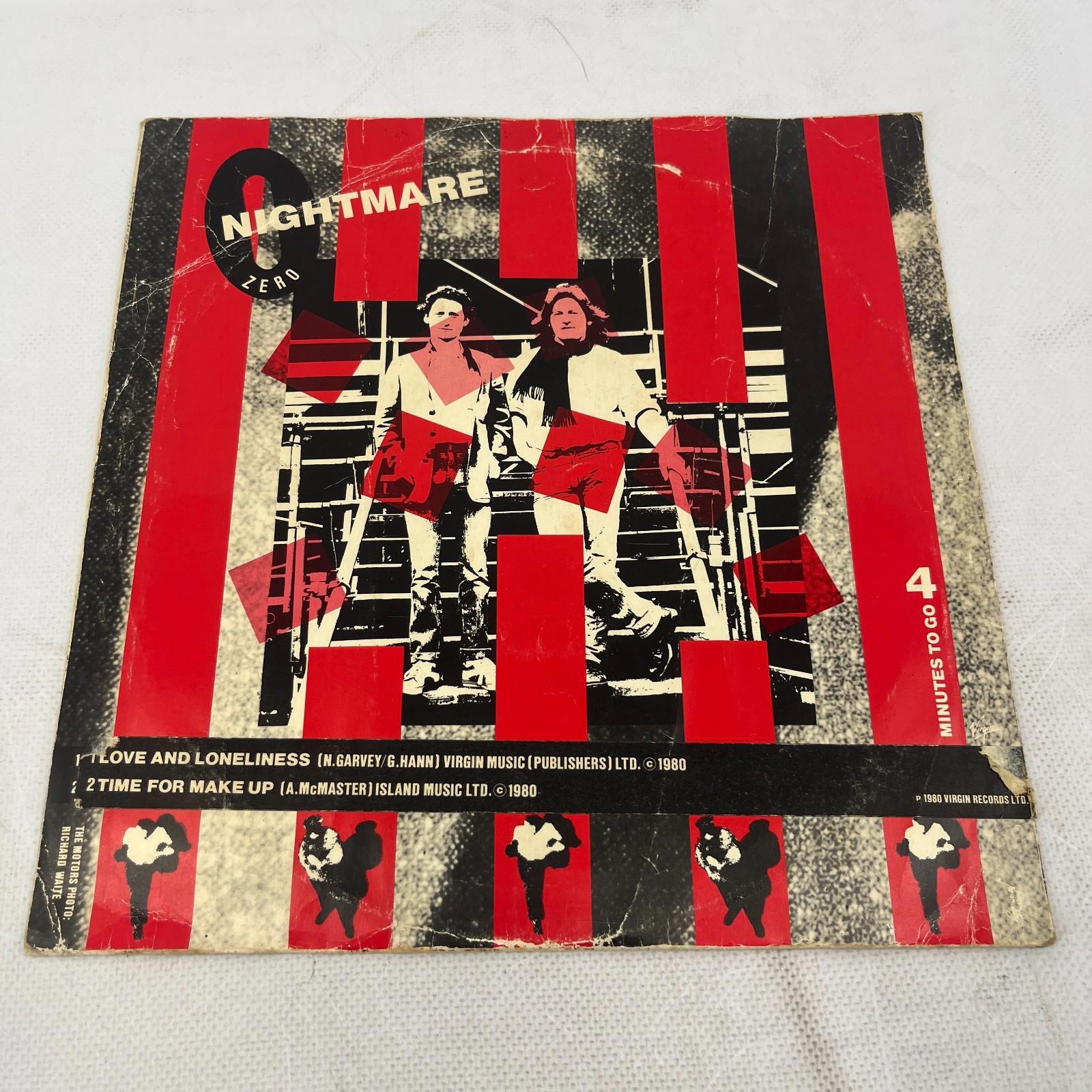 The Motors - Love and Loneliness Limited Edition 10" Yellow Vinyl Record
