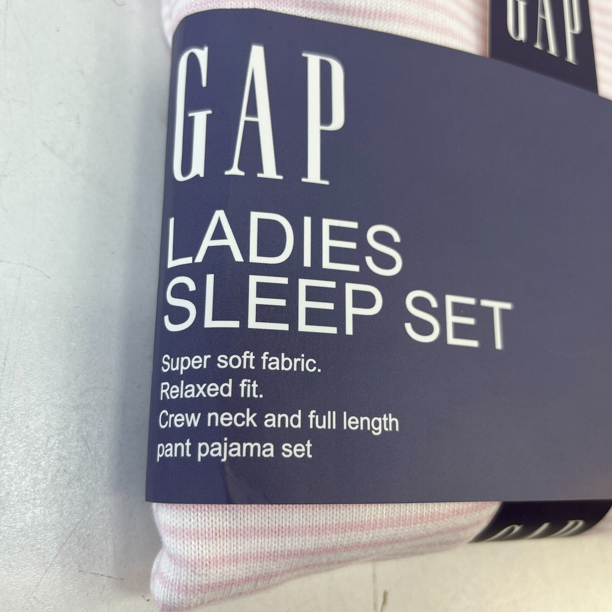 Gap Womens Pyjamas Sleep Set Night Top 2 Piece Loungewear in Pink size XL