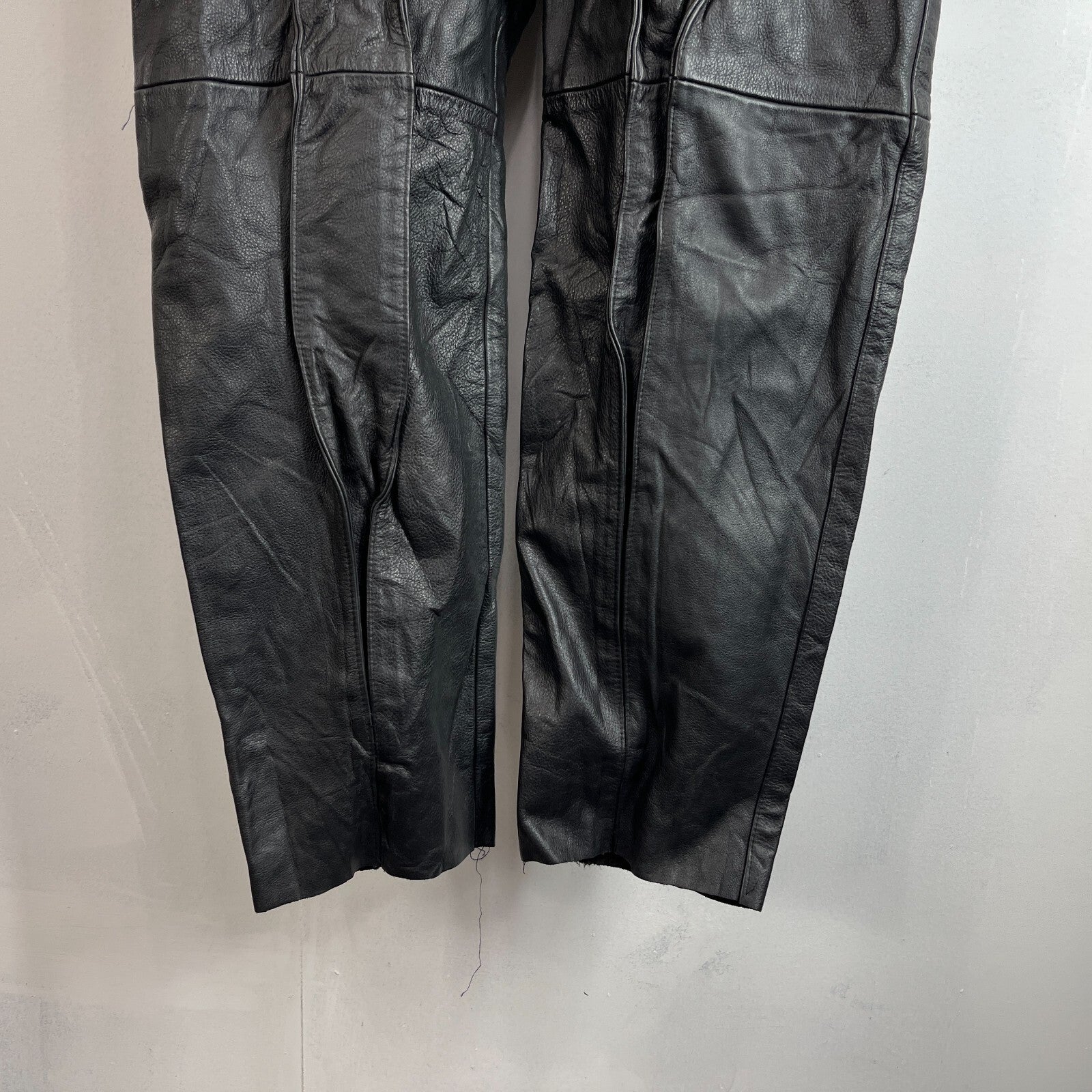 Super Rare Post WWII Military Motorcycle 1 Piece Leather Suit with Belt