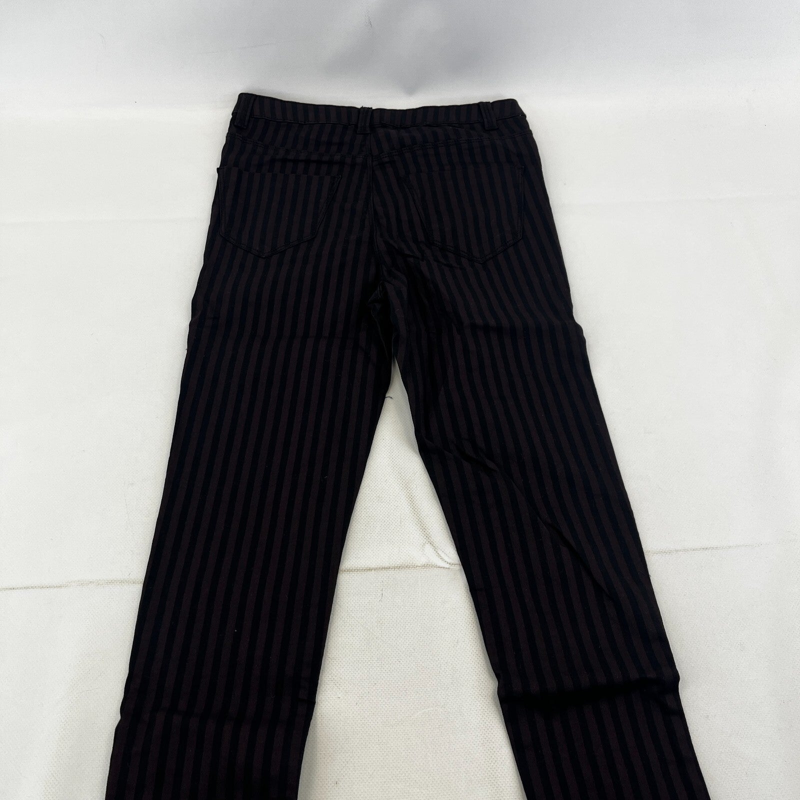 Clockhouse Womens Black/Purple Striped Jegging Jeans Skinny size 36R NWOT