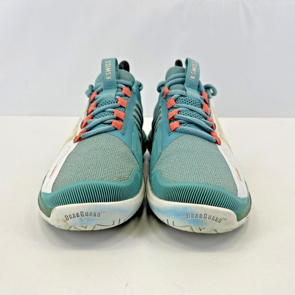 K-Swiss Ultrashot 3 Tennis Shoes in Turquoise & White - Women's size UK 5 EU 38